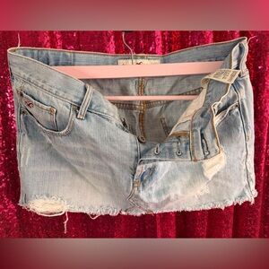 Hollister Women's Sky Blue High Rise Jeans